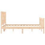 vidaXL Cadre de lit sans matelas 140x200 cm bois massif de pin
