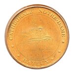 Mini médaille monnaie de paris 2009 - cathédrale notre-dame de bayeux