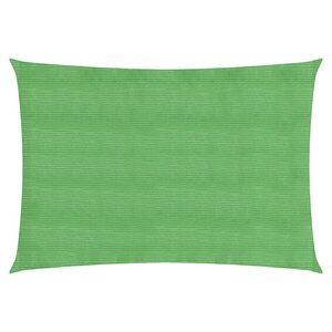 vidaXL Voile d'ombrage 160 g/m² Vert clair 4x6 m PEHD