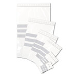 Lot de 5000 sachets plastiques à fermeture zip 120x170mm + 3 bandes blanches