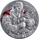 HARALD FAIRHAIR Le chemin du Valhalla Pièce 2 Once Argent 2000 Francs Cameroun 2025