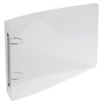 Classeur 2 Anneaux 24x16cm pour fiches 125x200mm et A5 Couleur Crystal Aléatoire x 10 EXACOMPTA