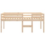 vidaXL Lit haut 75x190 cm Bois de pin massif