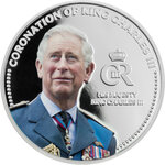 Pièce de monnaie en Cupronickel - Or 25 Cents g 30 Millésime 2023 CORONATION KING CHARLES III