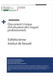Document unique d'évaluation des risques professionnels métier (Pré-rempli) : Esthéticienne - Institut de beauté - Version 2024 UTTSCHEID