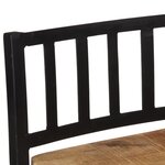 vidaXL Chaises de bar lot de 4 bois de manguier massif brut