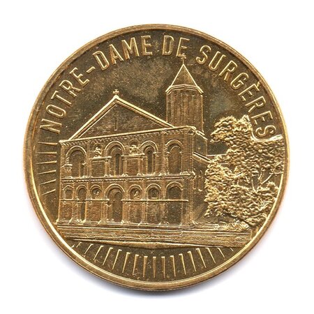 Mini médaille Monnaie de Paris 2019 - Eglise Notre-Dame de Surgères