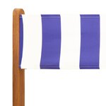vidaXL Chaises de jardin pliantes lot de 6 tissu et bois massif