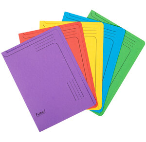 Paquet de 25 chemises coin Forever 290g - 22x31cm Couleurs assorties x 25 EXACOMPTA