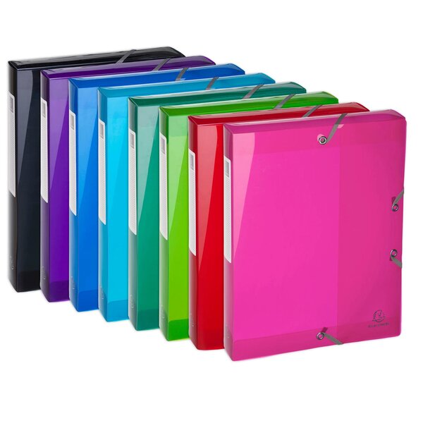Boite De Classement En Polypropylène Dos 40mm Iderama Pp - A4 - Couleurs Assorties - Exacompta