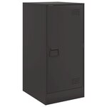 vidaXL Buffet noir 34 5x39x73 cm acier