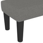 vidaXL Banc Gris foncé 100x30x30 cm Tissu