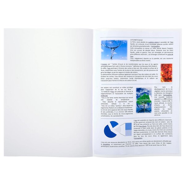 Paquet De 100 Cotes De Plaidoiries 22x31cm - Blanc - X 10 - Exacompta