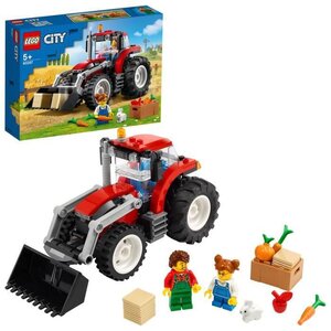Lego city 60287 le tracteur jouet jeux de la ferme avec les figurines de fermier et de lapin pour garçon ou fille de 5 ans