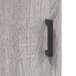 vidaXL Buffet haut Sonoma gris 69 5x34x180 cm Bois d'ingénierie