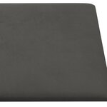 vidaXL Panneaux muraux 12 Pièces Gris foncé 30x15 cm Velours 0 54 m²