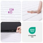 vidaXL Matelas en mousse moyennement doux 140x190 cm