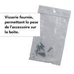 Cadre d'encastrement Noir Sablé RAL 2100 MS