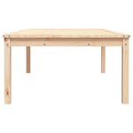 vidaXL Table de jardin 121x82 5x45 cm bois massif de pin