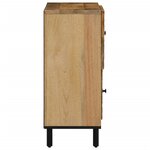vidaXL Armoire latérale 80x33x75 cm bois massif de manguier