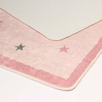 Tapis enfant MONGOLFIERE 80 x 150 cm - Rose