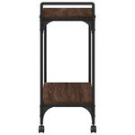 vidaXL Chariot de cuisine chêne marron 60 5x31x72 5 cm bois ingénierie