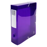 Boite De Classement En Polyproppylène Dos 80mm Iderama Pp - A4 - Couleurs Assorties - X 6 - Exacompta