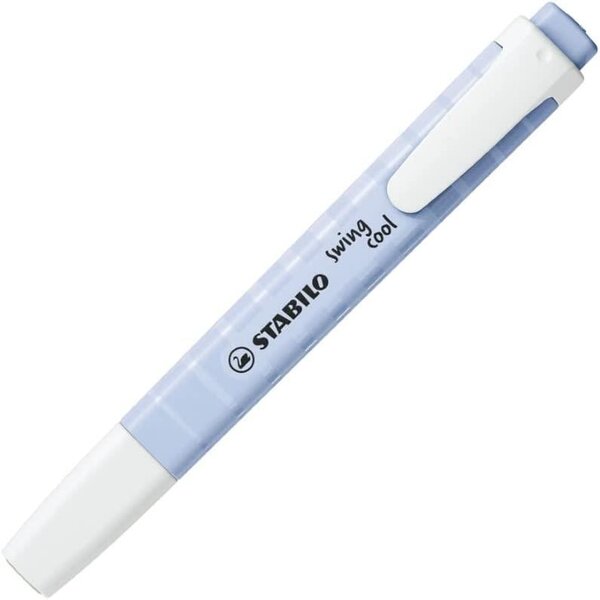 Surligneur swing cool pastel edition  bleu stabilo