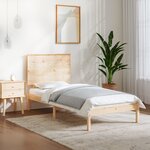 vidaXL Cadre de lit sans matelas 100x200 cm bois massif de pin