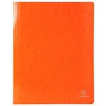 Chemise À Lamelle Carte Lustrée Pelliculée 355gm2 Iderama - A4 - Orange - X 25 - Exacompta