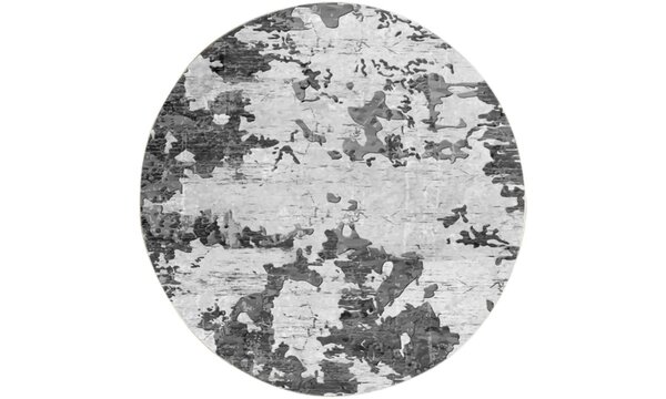 Tapis de salon Moderne 120 x 120 cm - Gris