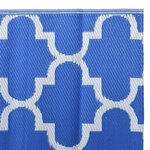 vidaXL Tapis d'extérieur bleu 80x150 cm PP