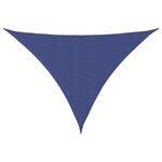 vidaXL Voile de parasol Tissu Oxford triangulaire 5x6x6 m bleu