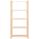 vidaXL Étagères de rangement à 5 niveaux 3 Pièces 80x38x170 cm Pin 250 kg