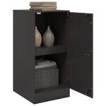 vidaXL Buffet noir 34 5x39x73 cm acier