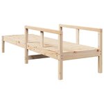 vidaXL Chaise longue 199 5x62x55 cm bois massif de pin