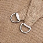 vidaXL Voile d'ombrage 160 g/m² Taupe 2x3 5 m PEHD