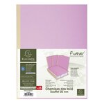 Paquet de 25 chemises dos toilé Forever® 320g/m2 24x32cm Lilas x 10 EXACOMPTA