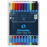 Pochette de 10 stylos à bille slider edge pointe extra large schneider