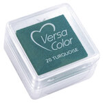 Tampon encreur "Versacolor"  turquoise  2 5x2 5 cm