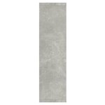 vidaXL Armoire à miroir avec LED Gris béton 76x15x55 cm