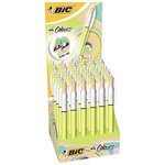 BIC Stylo à bille rétractable 4 Colours Fun