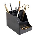 Pot À Crayons Pen Wave Neo Deco - Noir - X 4 - Exacompta