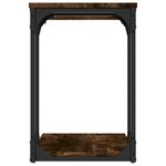 vidaXL Table d'appoint Chêne fumé 50x35x52 cm Bois d'ingénierie