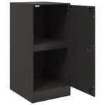 vidaXL Buffet noir 34 5x39x73 cm acier