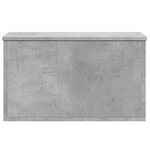 vidaXL Boîte de rangement gris béton 60x35x35 cm bois d'ingénierie