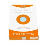 Etui De 100 Fiches - Bristol Ligné Perforé 125x200mm - Couleurs Assorties - X 12 - Exacompta