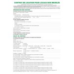 Kit Location Non Meublée - Vert - X 10 - Exacompta