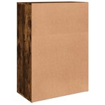 vidaXL Buffet chêne fumé 60x31x84 cm bois d'ingénierie