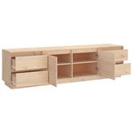 vidaXL Meuble TV 176x37x47 5 cm Bois de pin massif